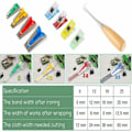 Miniatyrbillede 2 af 5: Justerbar syfod til fremstilling af bredde twill tape maskine bundet quilting værktøj 6mm 12mm 18mm 25mm