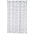 Miniatyrbilde 1 av 5: Dusjforheng i stoff - 72 x 72 tommer, for baderom 72''x72'' Gray Art Deco