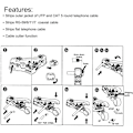 Miniatyrbillede 4 af 4: Universal kabelafisolering til fladt eller rundt TV/UTP Cat5 Cat6 Coax Coax afisolering værktøj