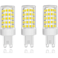Miniatyrbilde 1 av 5: Pakke med 3 G9 LED-pærer 10W Halogen Ekvivalent 150W, 86 LED, 1000Lm, 360° Strålevinkel, Ultra Lys, AC220-240V, Ikke-Dimbar, Kald Hvit 6000K