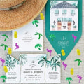 Miniatyrbild 4 av 4: Sommar Konfetti Palmträd Kokosnötsträd Flamingo Ananas Bröllopstema Ö-Fest, 30g