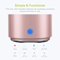 Pikkukuva 3 / 3: Lipusen A106 Pro Langaton Mini Bluetooth-kaiutin Mukautetulla Bassoradiatorilla IP67 Vedenpitävä, Kannettavat Kaiuttimet (Ruusukulta)