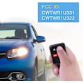 Miniatyrbild 3 av 4: 4-knappars fjärrkontroll för Ford Focus, 2 st