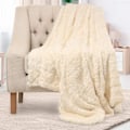 Miniatyrbillede 1 af 5: Komfort Faux Fur Tæppe - Blødt, Fluffy, Fuzzy, Plys, Tykt, Minky Tæpper
