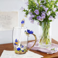 Miniatyrbilde 3 av 5: Gaver til mamma kvinner morsdag glass kaffekopp emalje krus beste bursdag sommerfugl rose datter gaver til henne