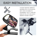 Pikkukuva 4 / 5: Baby Car Mirror, 360° pyörivä auton taustapeili, Baby Rear View Mirror with Clip, Baby Monitoring for Wide View (8.8 * 5.6cm)