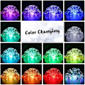 Miniatyrbillede 2 af 5: Farvede Fe-lys, 10m 100 LED USB 16 Multicolor Skiftende Fe-lys Indendørs Sølv Fe-lys Fjernbetjening