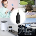 Miniatyrbillede 4 af 4: Bluetooth-billadapter til bil 3,5 mm jack, Bluetooth V5.1 RX TX-modtager-sender håndfrit bilsæt, Bluetooth-sender til stereo, lyd, bilradio, bil