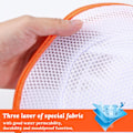 Miniatyrbilde 2 av 5: BH-vaskeposer, Stort sett med undertøysposer for BH-er, Polyester, Oransje, Glidelåslukking