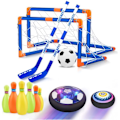 Miniatyrbilde 2 av 3: Barnelekene Hover Soccer Ball Set - Led Light Soccer Games Med 2 Mål Og 1 Barn