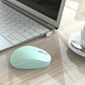 Miniatyrbilde 4 av 5: Trådløs mus, 2.4G lydløs mus med USB-mottaker - for PC, nettbrett, Windows Mint Green