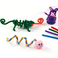 Miniatyrbilde 5 av 5: 100 Stykker Pipetips, Chenilletråd 6mm x 30cm, Pipetips for Håndverk DIY Håndverksprosjekter Chenilletråd Macaron light purple