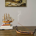 Miniatyrbillede 4 af 5: Drage Røgelseholder Røgelse Brændere Drage Båd Røgelse Pindeholder Håndskåret Udskæring Kar Ornamenter Cool Room