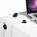 Miniatyrbillede 5 af 5: 10 stk. kabelforseglingsklemmer silikoneklæbende kabelstyring ledningsarrangør kabelarrangørklemme USB-opladningsledningarrangør