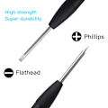Miniatyrbild 3 av 5: 11-delad skruvmejsel reparationsset platt huvud magnetisk professionell mikro reparationsverktygssats för klocka iPhone smycken glasögon armband PC reparation