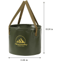 Miniatyrbillede 5 af 5: Sammenklappelig spand 5 gallon spand multifunktionel bærbar holdbar letvægts sammenklappelig vask