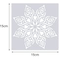 Miniatyrbilde 3 av 5: Gjenbrukbare sjablonger - Mandala sjablonger for DIY veggkunst og scrapbooking (16 stk)