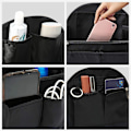Miniatyrbilde 3 av 3: Ryggsekk Organizer Insert Polstret Henge Reise Ryggsekk Veske og Tote Insert Lomme, (Liten)