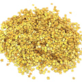 Miniatyrbilde 1 av 5: 60g Gullstjernebordkonfetti, 6mm Glimmerkonfetti Gullstjernekonfetti PVC Glitterkonfetti Paljetter Stjernekonfettidekorasjon