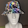 Miniatyrbillede 3 af 4: Regnbue Reflekterende Baseball Caps - Glow In The Dark Rave Hatte Til Mænd Og Kvinder