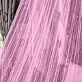 Miniatyrbillede 4 af 5: Pigernes sengetæppe i polyester prinsesse myggenet lyserød kuppel net dæk myggenet børneværelse dekoration lyserødt soveværelse tilbehør
