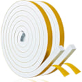 Pikkukuva 1 / 5: Liimautuva säänkestävä vaahtoteippi 12mm(L) x 10mm(P) Vedonpoistoteippi Ovelle Ikkunalle Äänieristetty Säänkestävä Tiivistenauha Tiivisteet Raolle