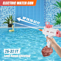 Miniatyrbillede 3 af 5: Elektrisk vandpistol, kraftfuld automatisk vandpistol op til 32 fod lang rækkevidde, stor kapacitet vandpistoler, til pool strandfest
