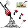 Miniatyrbillede 1 af 5: Elektrisk Akvariumstøvsuger - Sand og Grus - 6 i 1 - Vandskift Siphon - Snavs Rengøring + Sandrenser + Fiskeaffaldrenser (Rød)