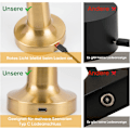 Miniatyrbilde 5 av 5: Pakke med dimbar skrivebordslampe, oppladbar LED-lampe Silver