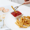 Miniatyrbilde 3 av 5: 3 Ounce 6 Pack Hvit Keramisk Dip Skål Sett, Mini Skål Soyasaus Plate, Kan Brukes Til Ketchup, Saus, Eddik, Soya, BBQ og Festmiddag