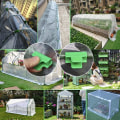 Miniatyrbilde 3 av 5: 48 stk drivhusklemmer film raddekke netting tunnelbøyleklips, plast klips hageverktøy