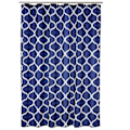 Miniatyrbilde 1 av 5: Dusjforheng i stoff - 72 x 72 tommer, for baderom 72''x72'' Navy Blue Moroccan