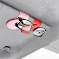 Miniatyrbillede 2 af 5: Custom-Fit solbriller klips solskærm tilbehør, læder magnetiske briller klips