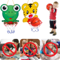Miniatyrbild 4 av 5: Miniatyr basketkorg för inomhusbruk, 2-pack, tecknad mini basketkorg, prylar, leksaker, inomhussporter, festboll, pojkar, flickor, 1-6 år