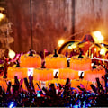 Pikkukuva 4 / 5: Flickering Pumpkin Tea Lights 12 Pack Flickering LED Pumpkin Lights with Battery Operated Flameless