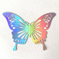 Miniatyrbilde 2 av 5: 3D Butterfly Wall Decor, 24PCS Flyttbare Hule Butterfly Wall Stickers, Sølv Butterfly Wall Decals B style