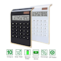 Miniatyrbilde 3 av 5: Elektrisk kalkulator for hjemmekontor med 10-sifret LCD-skjerm (rød)