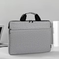 Miniatyrbillede 5 af 5: Klassisk Laptop Taske, Slank Aktentaske Tote Taske, Vandresistent, Skum Polstret, Anti-kollisionsbeskyttelse, 15,6 tommer