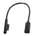 Miniatyrbillede 1 af 5: DC 15V Type-C USB-C Hun til Surface Pro3 Pro4 Pro5 Pro6 Book Pro Opladerkabel