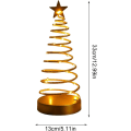 Miniatyrbilde 4 av 5: Bordplate Metall Juletre | Juletre med LED - Mini Kunstig Juletre Lys