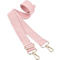 Miniatyrbillede 2 af 5: Bred skuldertaske rem udskiftning justerbar bælte lærred taske crossbody håndtaske