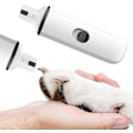 Miniatyrbilde 1 av 3: Elektrisk neglesliper for hund, stillegående klokkeklipper for hunder, smertefri neglfil, egnet for små til store hunder og katter (farge: svart)