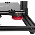 Miniatyrbillede 5 af 5: 4 stk. opgraderede aluminiums møtrikker til Ender 3/3 Pro/3 V2, 5/5 Plus/Pro, CR 20 3D-printere INKL. 4 varme senge dørfjedre til 3D-printer - Rød