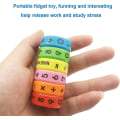 Pikkukuva 3 / 5: 2 kappaletta magneettisia matematiikkaleluja, laskeminen, abakus, numerosymbolit, oppimistyökalut, rakennuspalikkapelit lapsille, väri satunnainen