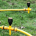 Pikkukuva 5 / 5: Puutarhanurmen automaattinen sprinkler 360 asteen pyörivä terassin katon jäähdytyssprinkler