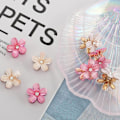 Miniatyrbillede 4 af 5: 16 stk. Blomster Hårklemmer, Krystal Rhinestone Petal Hårklemme Små Hårklemmer Mini Hårklemmer Mode Hårtilbehør