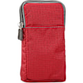 Pikkukuva 2 / 5: Matkapuhelimen vyölaukku, crossbody-matkapuhelinlaukku, ulkoilmatkan nylon olkalaukku, jossa vyölenkki ja karabiinihaka red 9*16.5*3.0CM