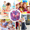 Miniatyrbilde 4 av 5: Lunsjposer for barn, 3D isolert gjenbrukbar LunchTote kjøler lunsjboks for jenter gutter lunsjmatpose