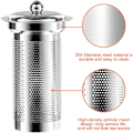 Miniatyrbillede 3 af 5: Glas Tekande, 1300ml, Tekande med Si, Borosilikatglas, Teservice, Glas Tekande, Infuser til Løse Blade Te plata