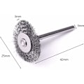 Miniatyrbillede 3 af 5: Pakke med 20 stk. 1\"/25mm kopbørster Mini stålbørster til slibemaskiner roterende værktøjer